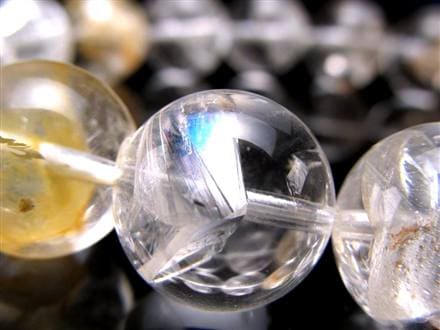 クォーツインクォーツ ブレスレット マニフェストクォーツ 貫入水晶 クリスタル