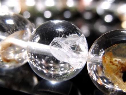 クォーツインクォーツ ブレスレット マニフェストクォーツ 貫入水晶 クリスタル