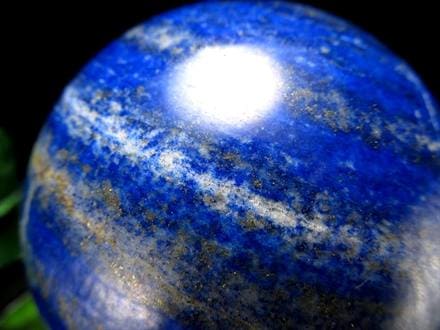 ラピスラズリ 丸玉 置物 スフィア 瑠璃