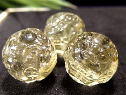 リビアングラス 隕石 貔貅 金運 置物
