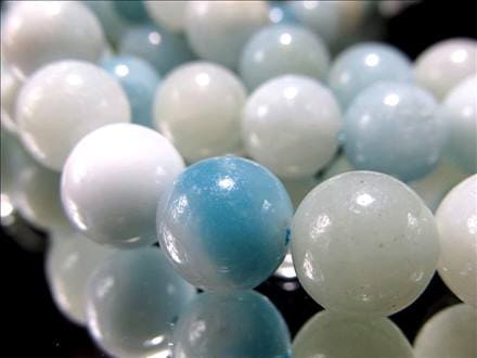 アマゾナイト 天河石 ホープストーン ビーズ連 連材