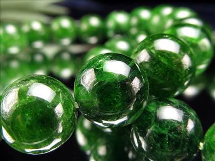 クロムダイオプサイト 緑色透輝石 ブレスレット ダイオプサイト ダイオプサイド