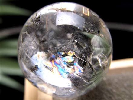 水入り水晶 丸玉 水晶 クォーツ 天然石