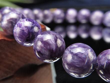 チャロアイト チャロ石 ブレスレット Charoite ロシア産