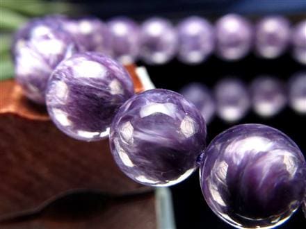 チャロアイト チャロ石 ブレスレット Charoite ロシア産