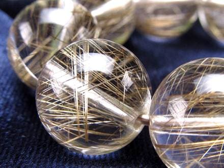 シルバールチル ルチルクォーツ ブレスレット シルバールチルクォーツ 二酸化チタン 仕事運