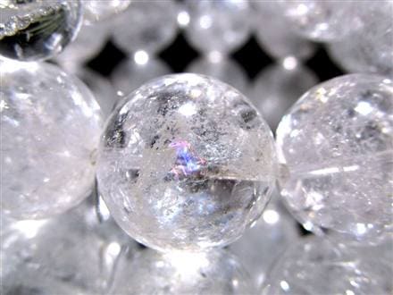アイリス クォーツ レインボークォーツ 虹入り 水晶 ブレスレット