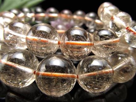 ゴールドルチルクォーツ ブレスレット ゴールドルチル ルチルレイテッドクォーツ 金針水晶
