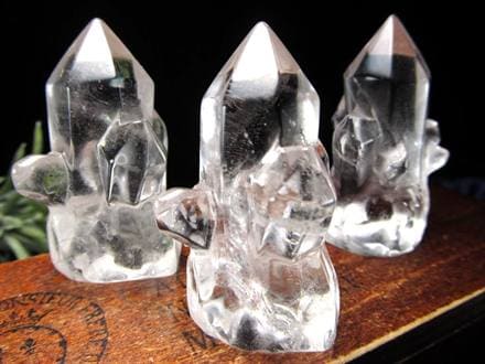 水晶 クリスタル ポリッシュ 置物