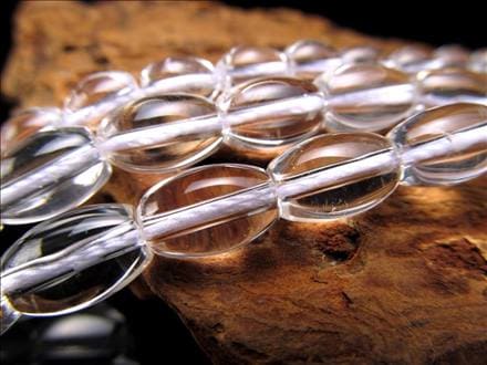 水晶 クォーツ クリスタル 一連 ビーズ