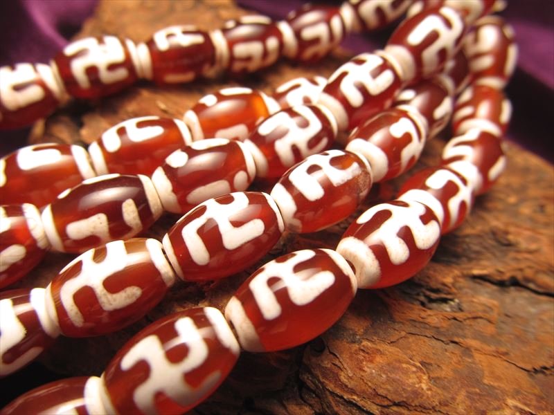 カーネリアン天珠連