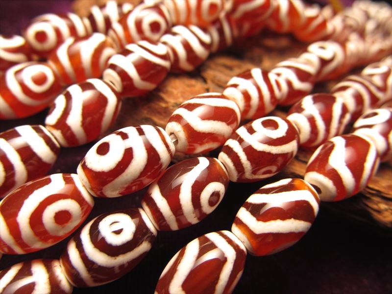 カーネリアン天珠連