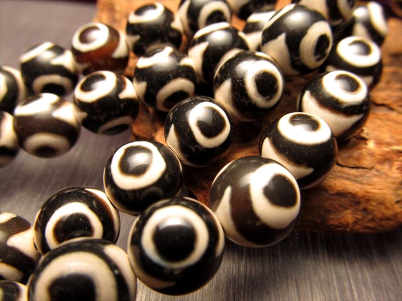 アゲート天珠連