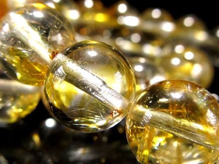 トパーズ ライモナイトイントパーズ ブレスレット ゴールデンカラートパーズ 誕生石