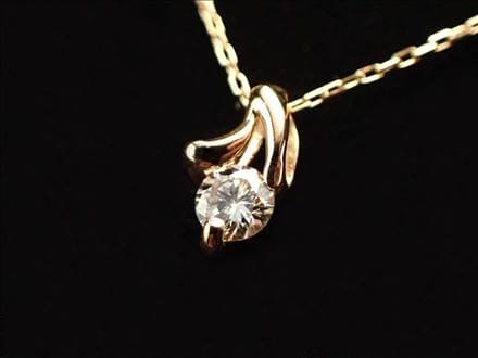 天然ダイアモンド 天然ダイヤモンド 18金 K18 ネックレス