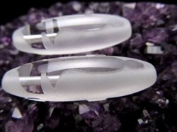 双観音天珠 水晶 クリスタル 天珠