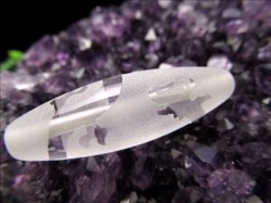 騎龍観音天珠 三本爪 水晶 クリスタル 天珠