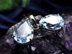 スイスブルートパーズ ペンダントトップ Silver925 シルバー トパーズ