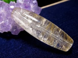 マニハール クォーツ 天珠型 ビーズ石 ヒマラヤ山脈 水晶 御守り