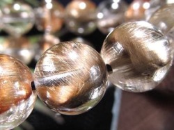 プラチナルチルクォーツ ブレスレット プラチナルチル ルチルレイテッドクォーツ ブルッカイト