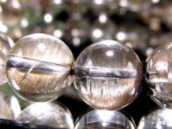 プラチナルチルクォーツ ブレスレット プラチナルチル ルチルレイテッドクォーツ ブルッカイト