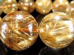 ゴールドルチル ブレスレット タイチン 金針水晶 天然石