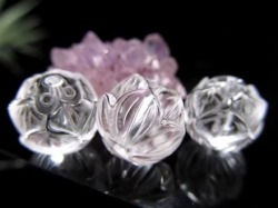 水晶 パワーストーン パーツ クリスタル 彫刻 アクセサリー