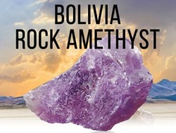 アメジスト ロッククリスタル 原石 結晶 ボリビア産