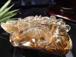 龍 ゴールドルチル 彫刻置物 太陽タイチン 2024年の干支