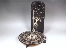 ペンデュラムホルダースタンド 振り子ホルダー ダウジングチャート ペンデュラムスタンド ペンデュラムボード