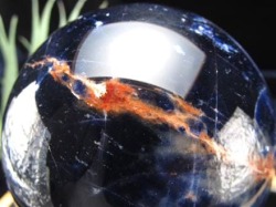 ソーダライト 方曹達石 丸玉 スフィア 置き物