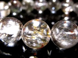 プラチナルチルクォーツ ブレスレット プラチナルチル ルチルレイテッドクォーツ ブルッカイト