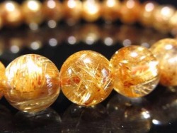 ゴールドルチル ブレスレット タイチン 金針水晶 天然石