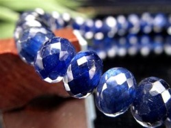 サファイア ブレスレット コランダム ボタンカット 9月の誕生石