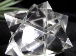 天然水晶 アステロイド 彫り 置物
