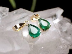 エメラルド 翠玉 18K 18金 ペンダントトップ