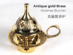 真鍮製三角香用香炉香立て