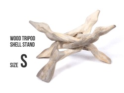 トライポッド シェルスタンド ホワイトセージ浄化用 三脚