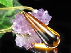 天然琥珀 グリーンアンバー ペンダント Silver925 バルト海産