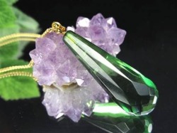 天然琥珀 グリーンアンバー ペンダント Silver925 バルト海産