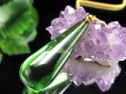 天然琥珀 グリーンアンバー ペンダント Silver925 バルト海産