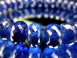 サファイア ブレスレット コランダム ボタンカット 9月の誕生石