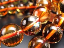 シトリン　ファントム　幻影黄水晶　ブレスレット　ブラジル産