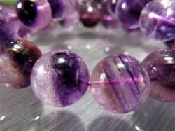 アメジストエレスチャル ブレスレット エレスチャル 紫水晶 スーパーセブン