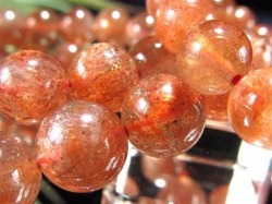 サンストーン 日長石 ブレスレット アベンチュレッセンス ヘリオライト