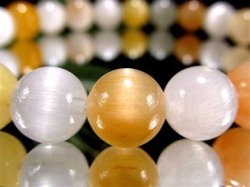 サゲニティッククォーツ ブレスレット キャッツアイ ルチルクォーツ ラビットヘア