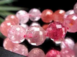 ブレスレット 多面カット デザイン 天然石 シンプル