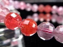 ブレスレット 多面カット デザイン 天然石 シンプル