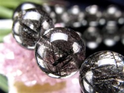 ルチルクォーツ ブラックルチル ブレスレット 天然石 パワーストーン