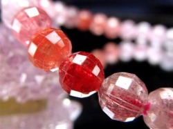 ブレスレット 多面カット デザイン 天然石 シンプル